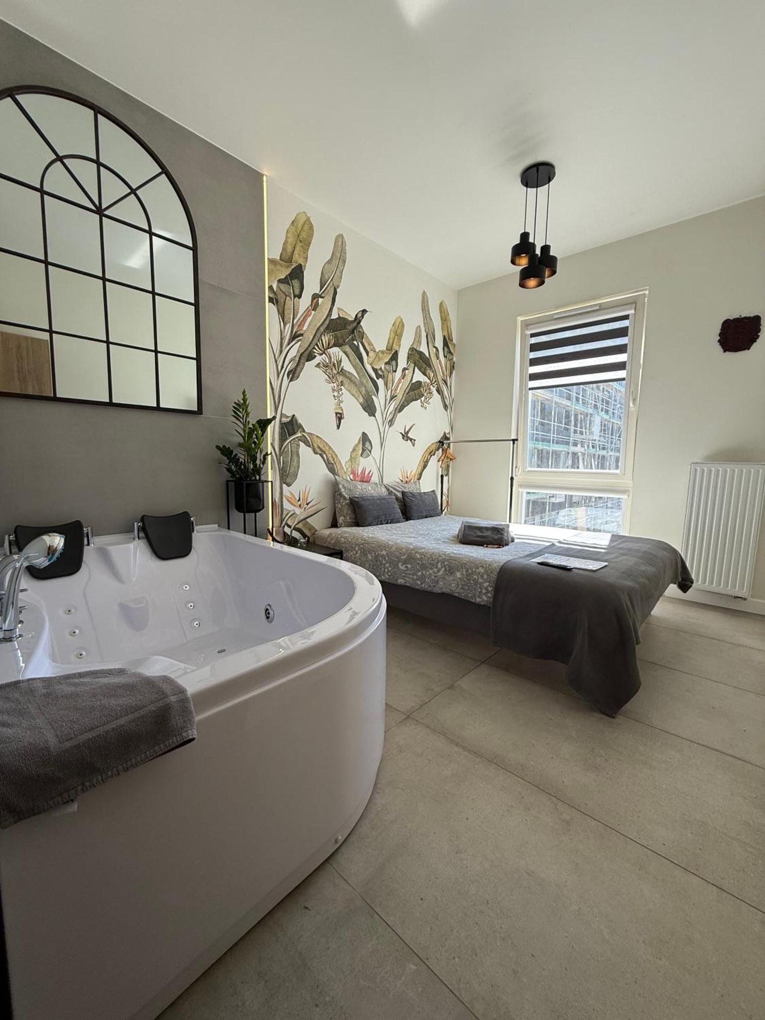 Jacuzzi Apartamenty Gdansk - Relax Apartments المظهر الخارجي الصورة
